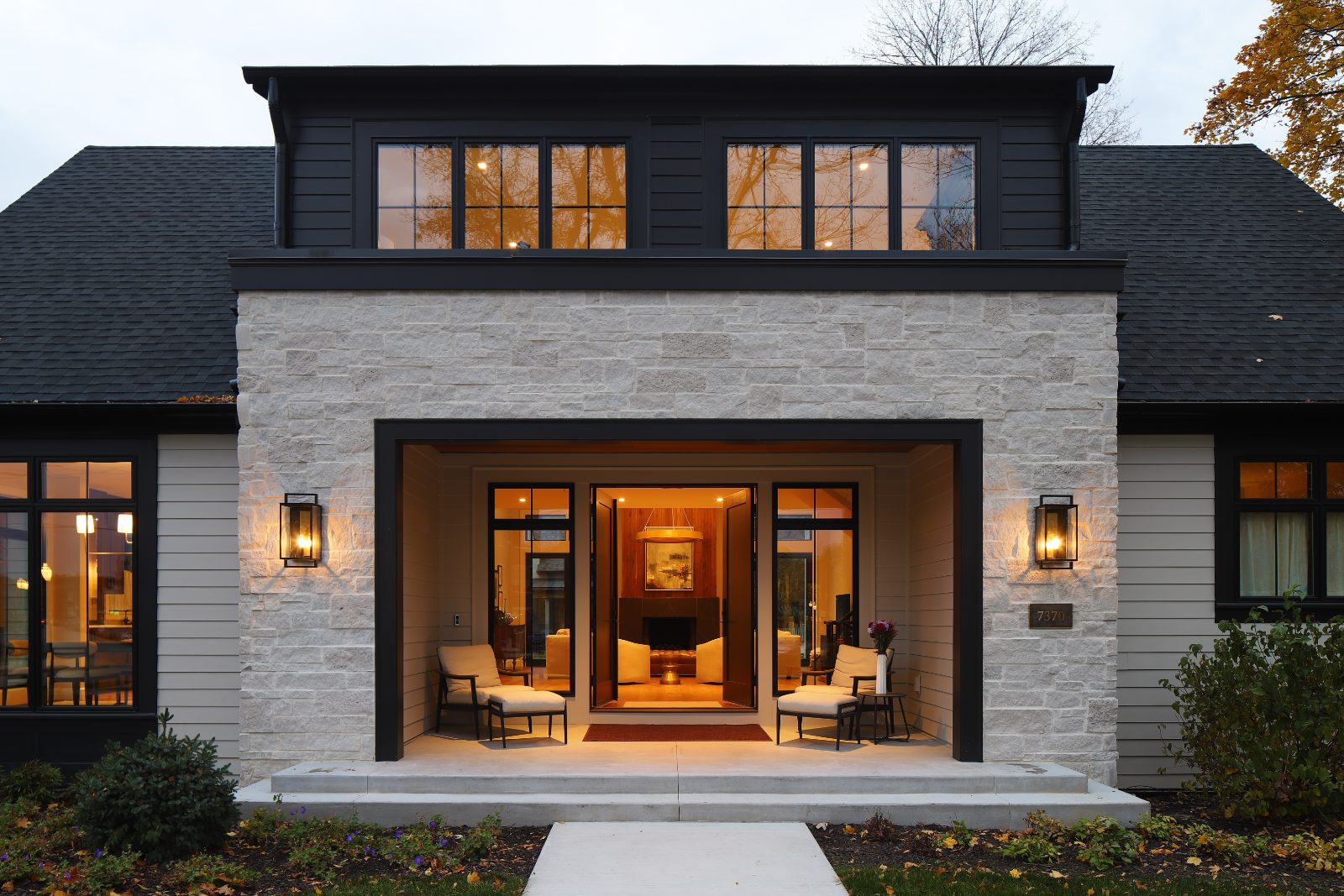 The Village House II, long elevation